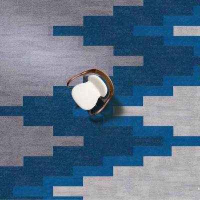 China PinGer Interweave Commercial Carpet  Eco-friendly Backing Flooring Interlocking Carpet Tile Hersteller
