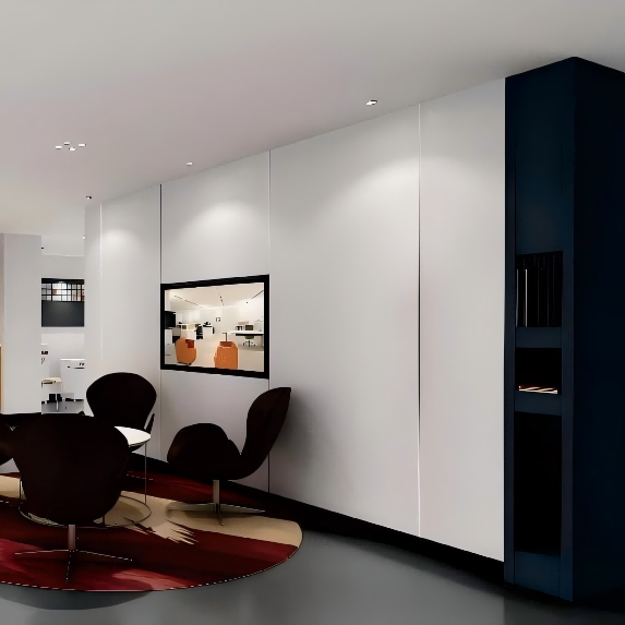 100 mm hohe Vinyl-Wandbasis