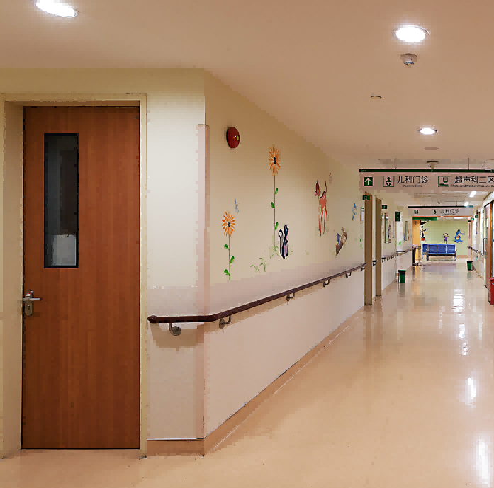 38 mm hohe Vinylabdeckung der Serie mit Aluminiumhandlauf